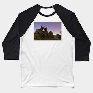 Kirkstall Abbey Cistercian monastery Leeds West Yorkshire Baseball T-Shirt